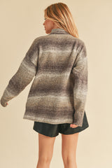 Brown Stripe Sweater