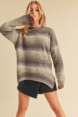 Brown Stripe Sweater