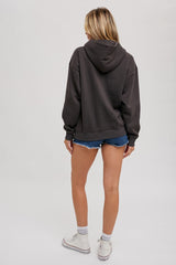 Charcoal Basic Fleece Hoodie