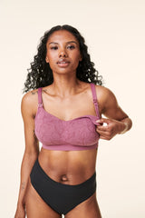 Bravado Berry Jacquard Intrigue Balconette & Nursing Bra