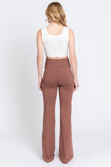 Rust Flared Leggings