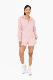 Pink Fleece Shorts