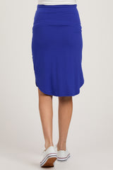 Blue Maternity Skirt