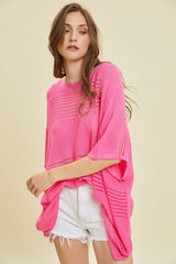 Fuchsia Knit Top