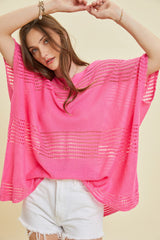 Fuchsia Knit Top