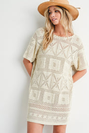 Natural Knit Shift Dress