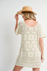 Natural Knit Shift Dress