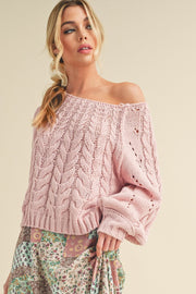 Pink Knit Sweater