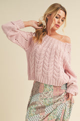 Pink Knit Sweater